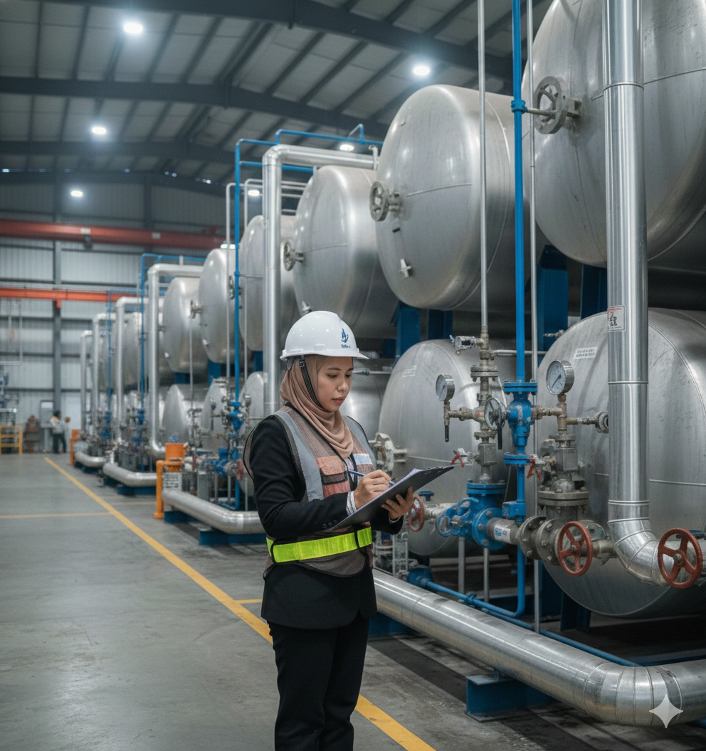 Pembuatan SKID dan Gas Transport Module untuk industri