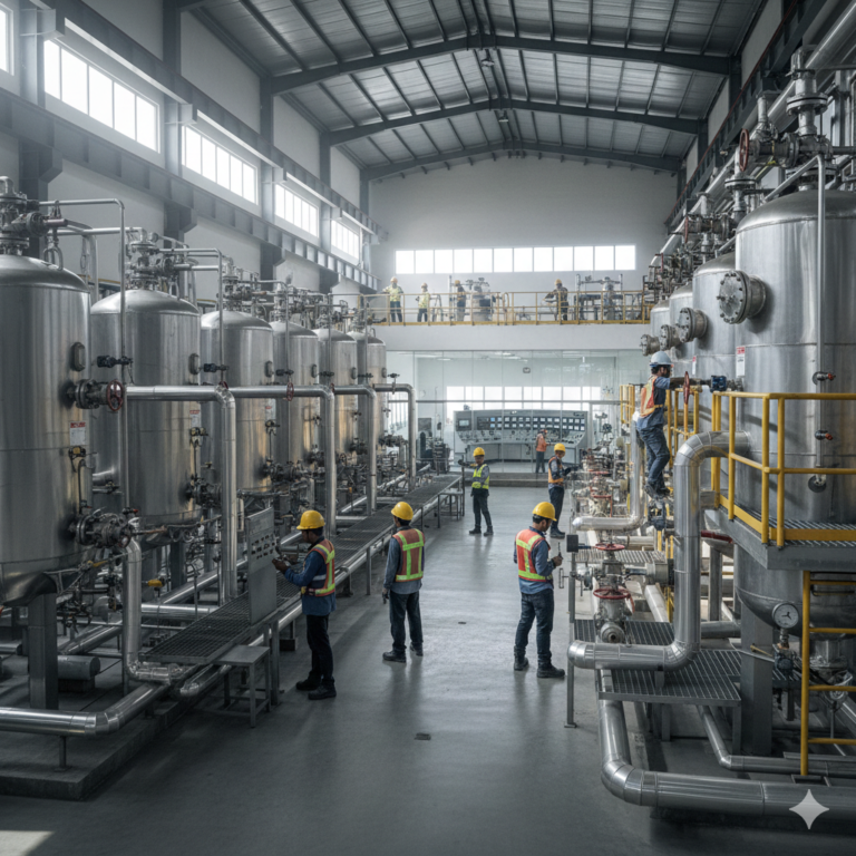 Fasilitas pemrosesan gas CNG TAP Energi